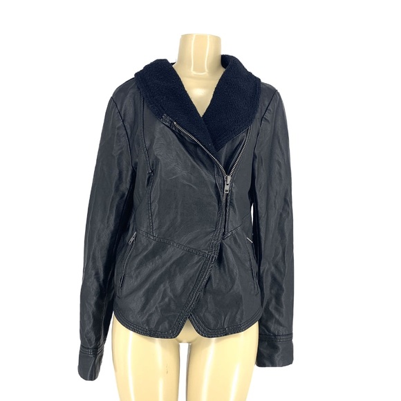 Free People Jackets & Blazers - Free people faux leather jacket